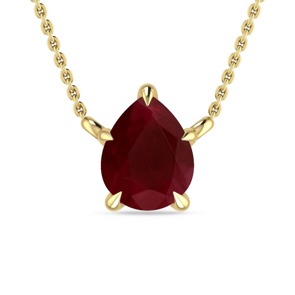 Yellow Gold - Ruby