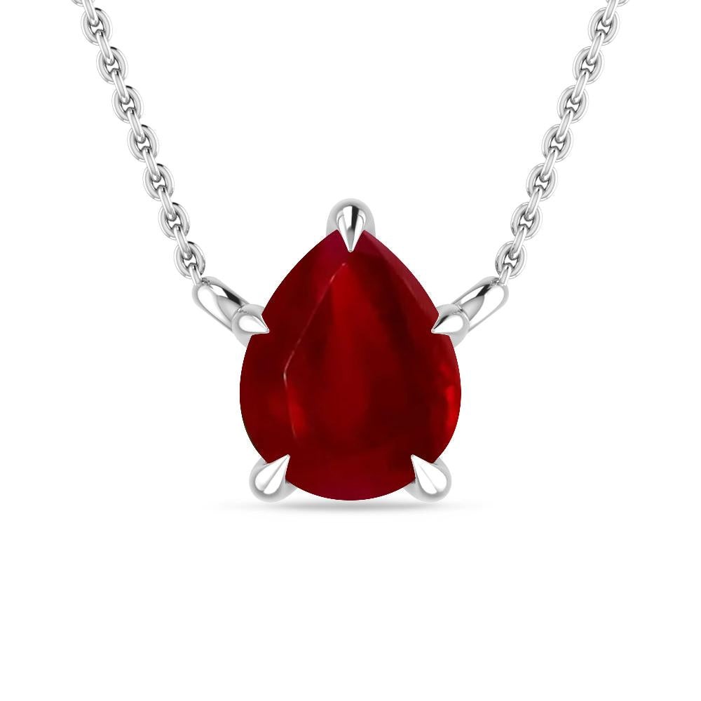 White Gold - Ruby