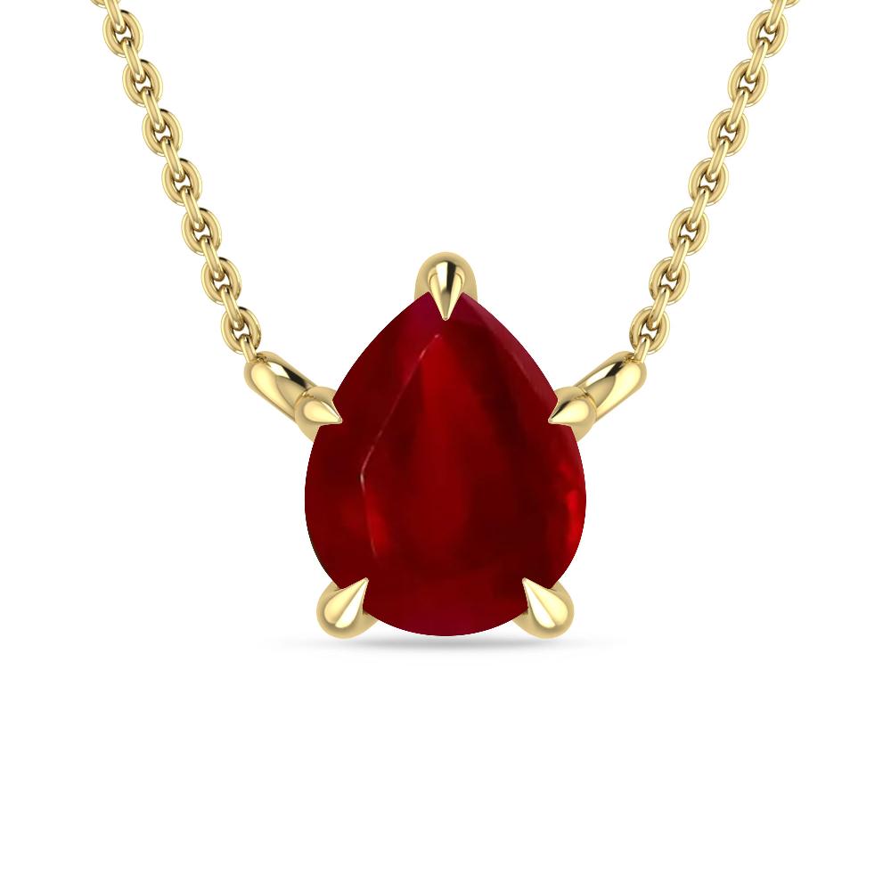 Yellow Gold - Ruby