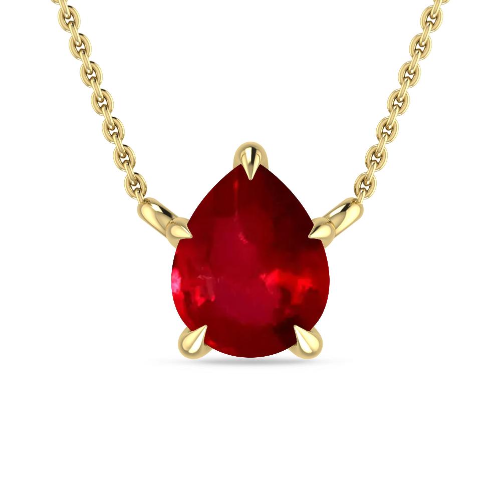 Yellow Gold - Ruby