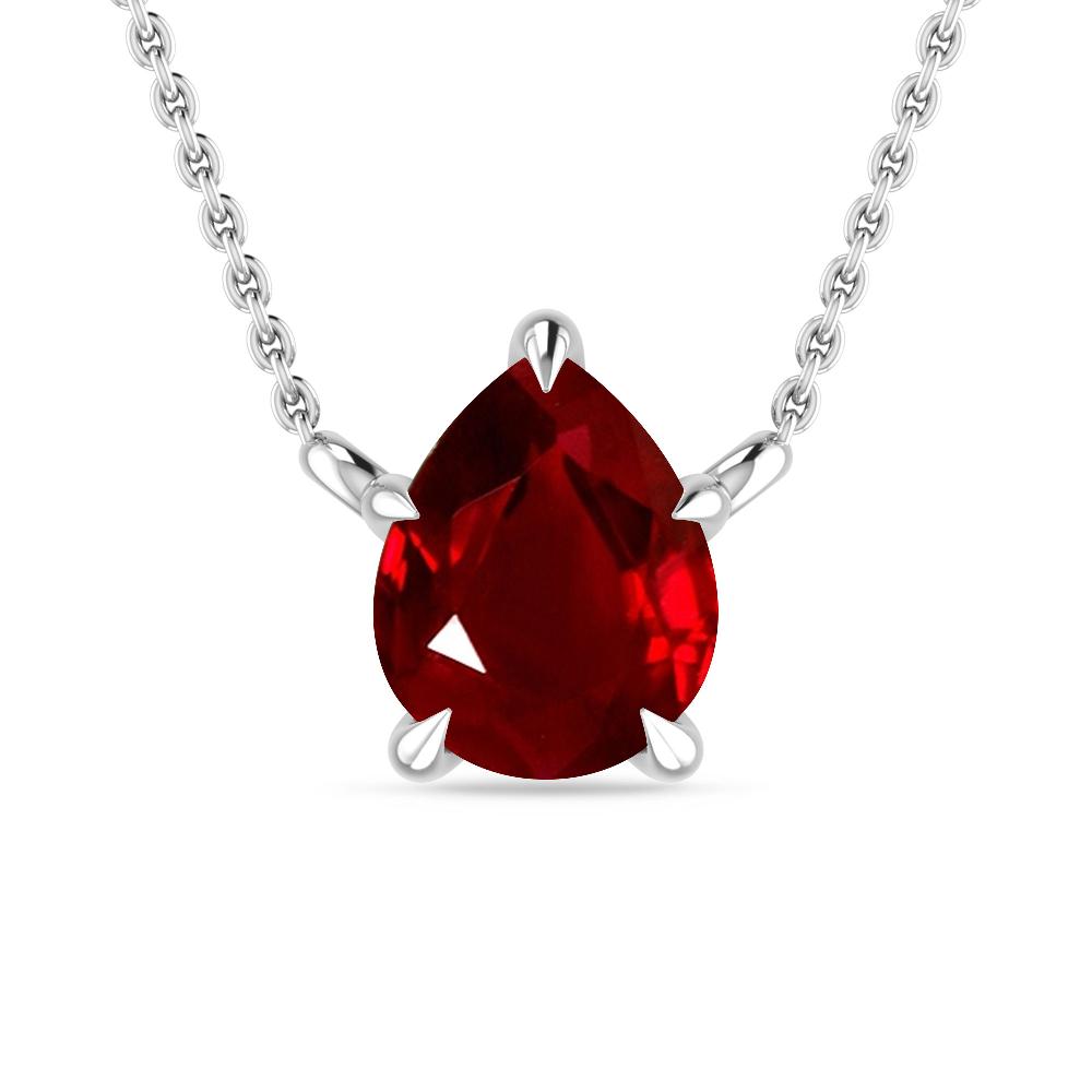 White Gold - Ruby