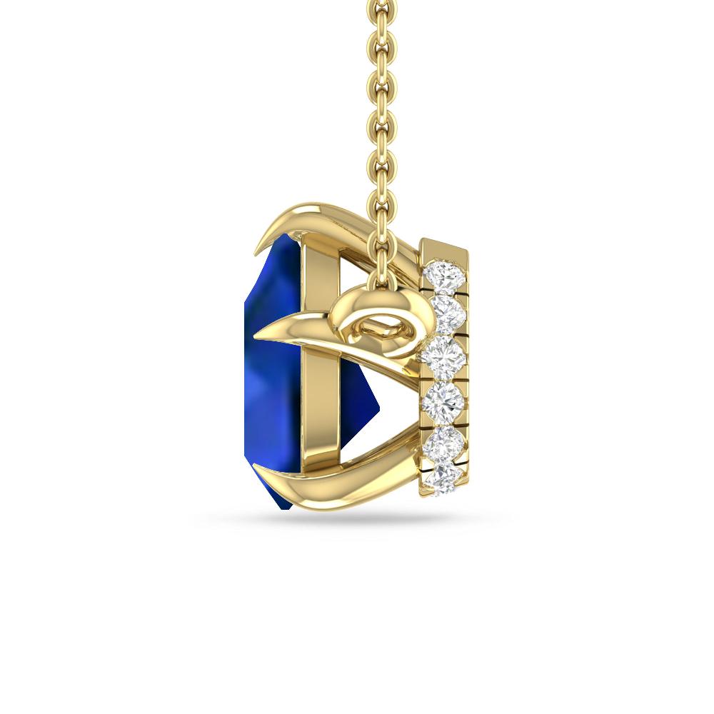 Yellow Gold - Sapphire