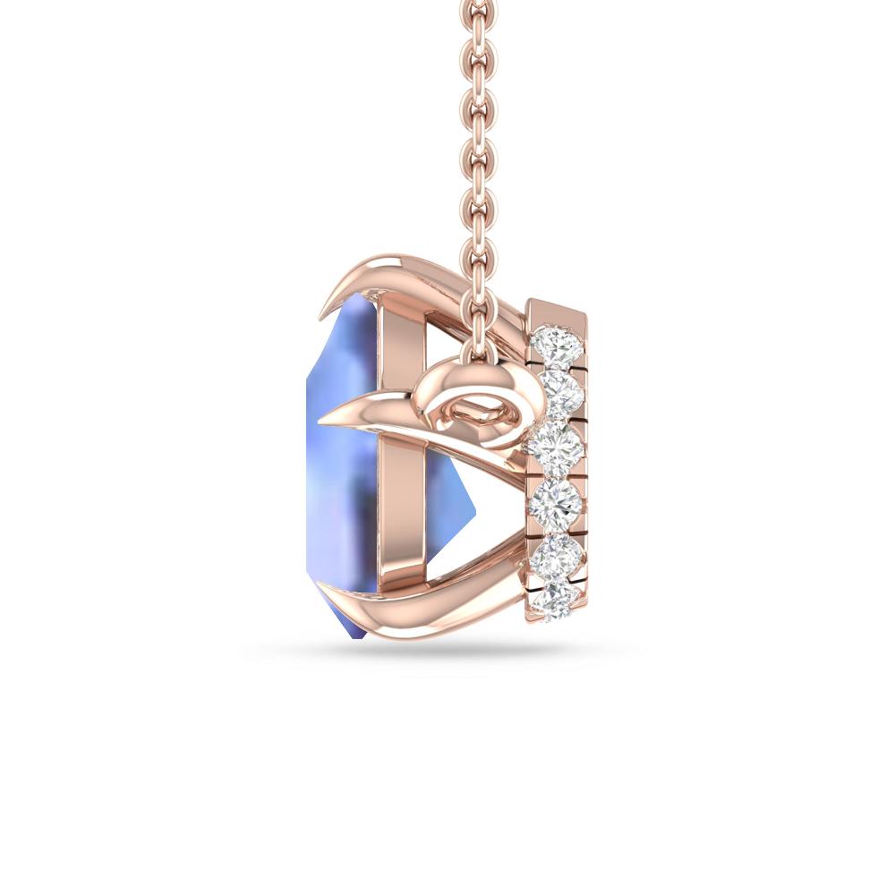 Rose Gold - Tanzanite