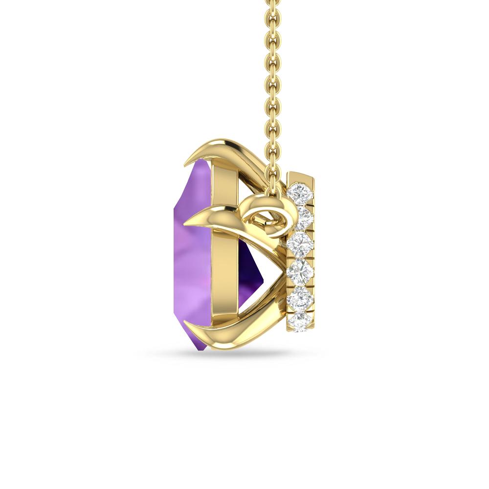 Yellow Gold - Amethyst