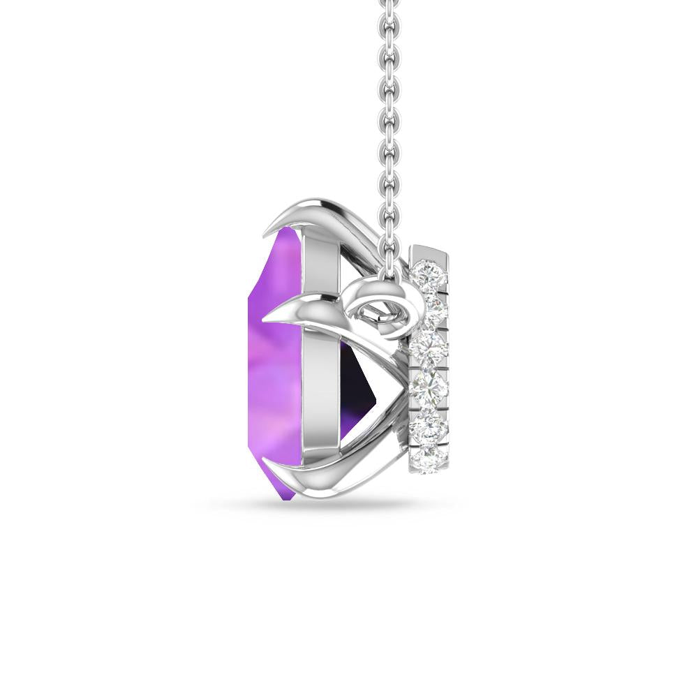 White Gold - Amethyst