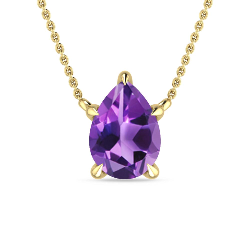 Yellow Gold - Amethyst