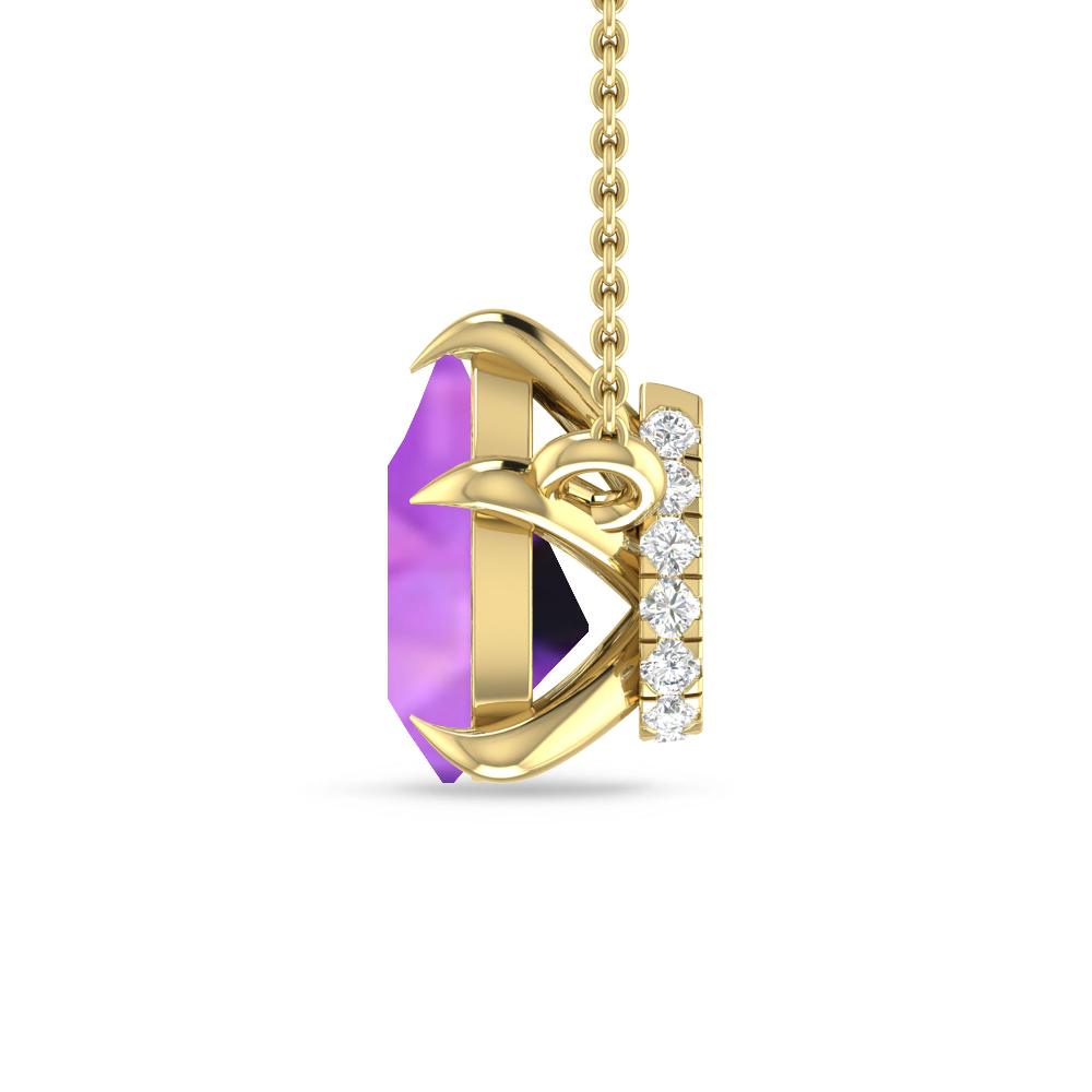 Yellow Gold - Amethyst