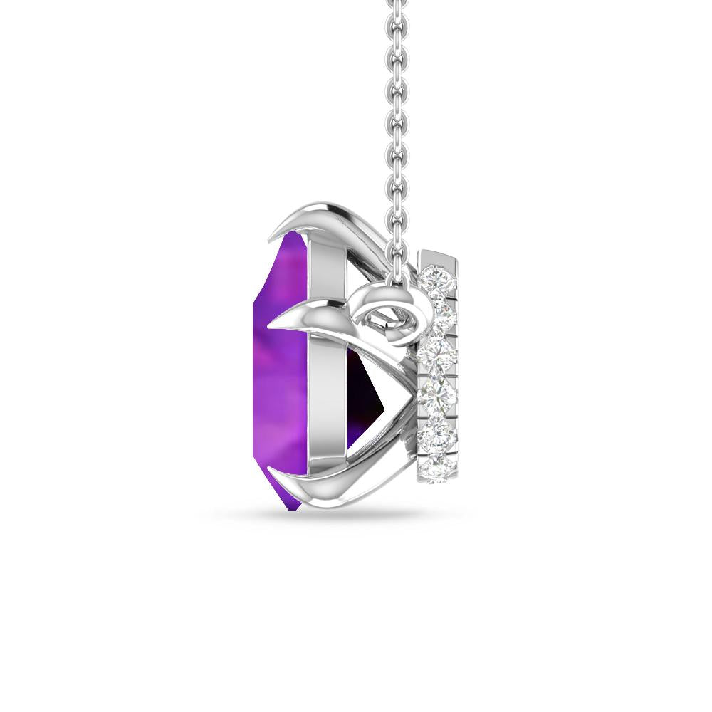 White Gold - Amethyst