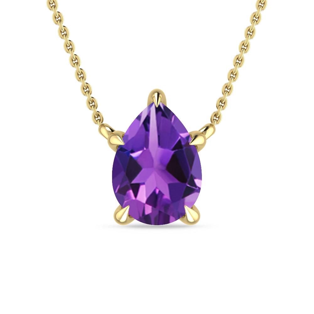 Yellow Gold - Amethyst