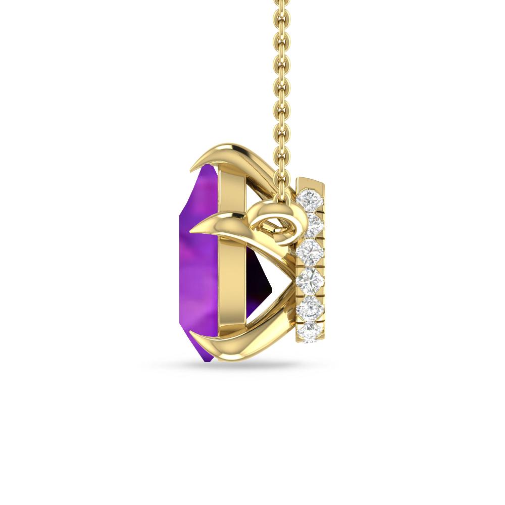 Yellow Gold - Amethyst