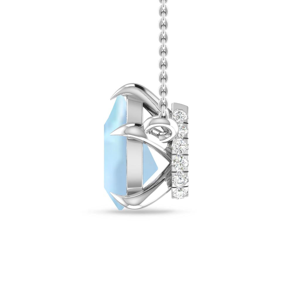 White Gold - Aquamarine