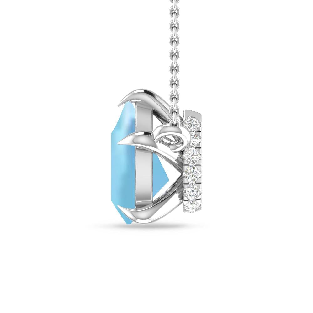 White Gold - Aquamarine