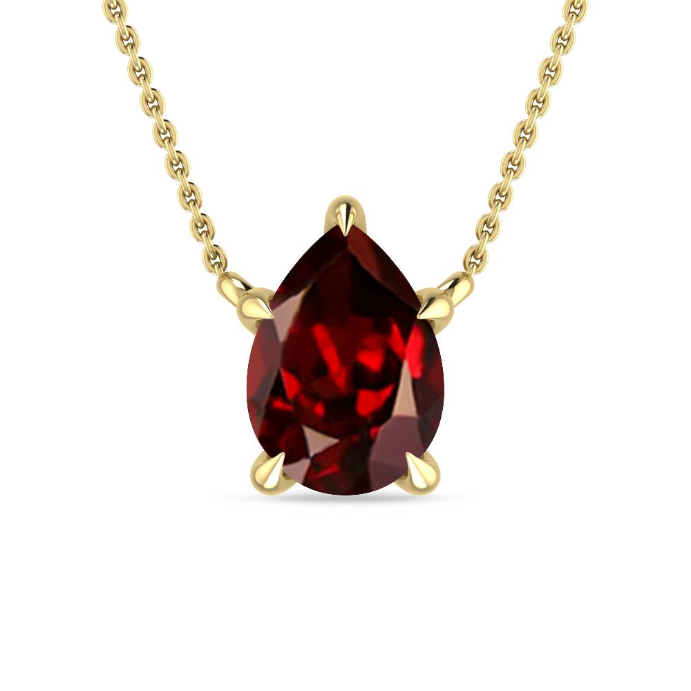 Yellow Gold - Garnet