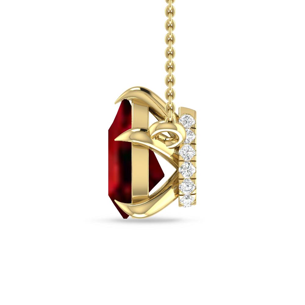 Yellow Gold - Garnet