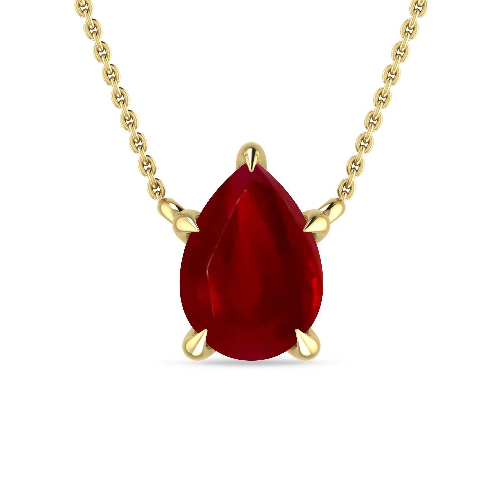 Yellow Gold - Ruby