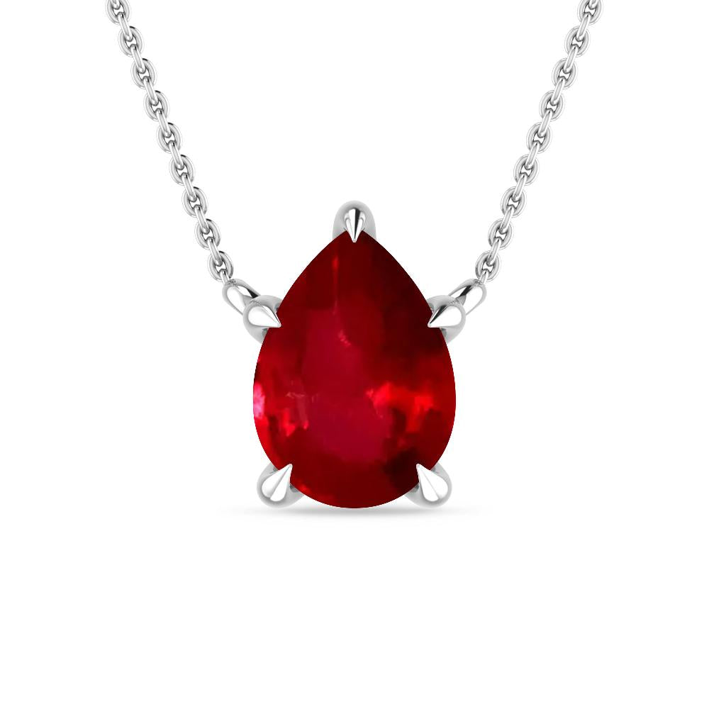 White Gold - Ruby