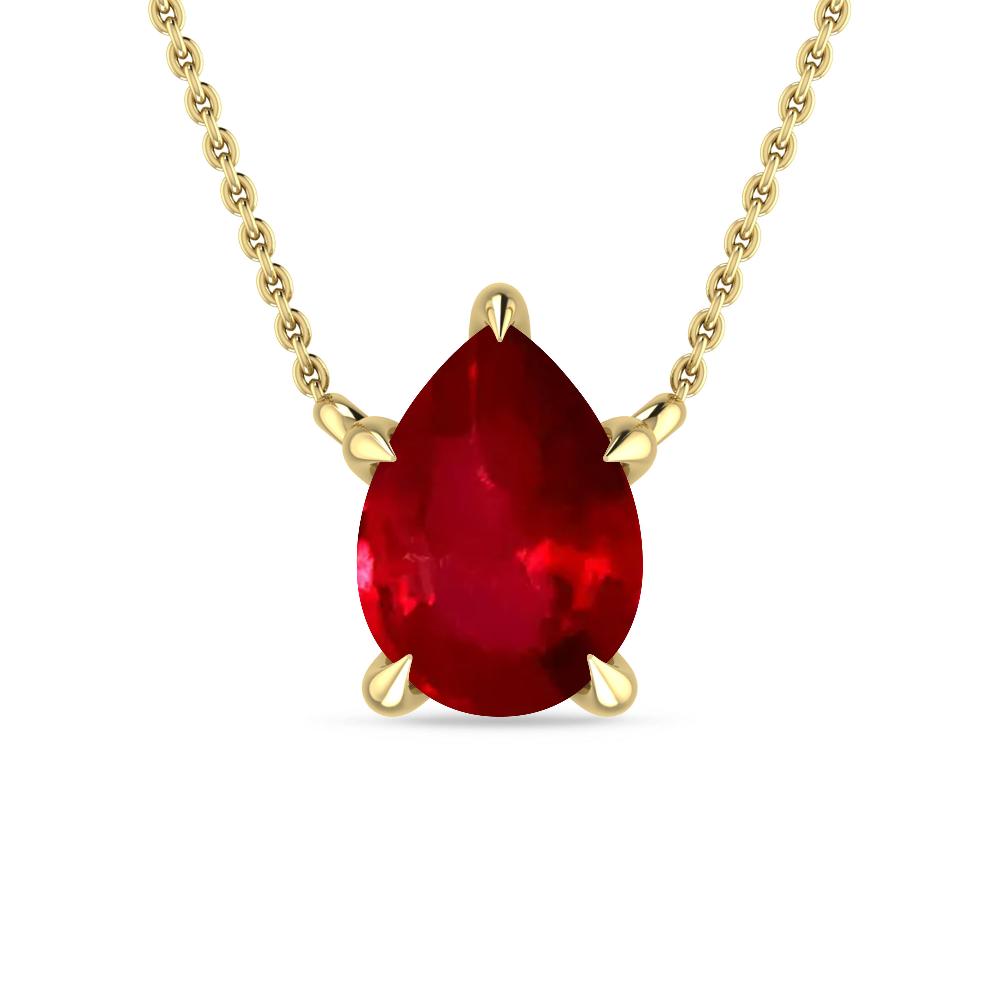 Yellow Gold - Ruby