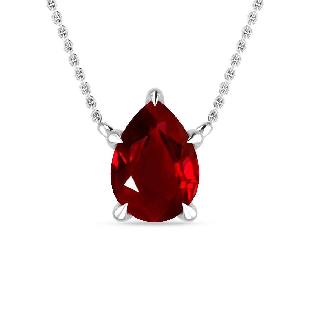 White Gold - Ruby