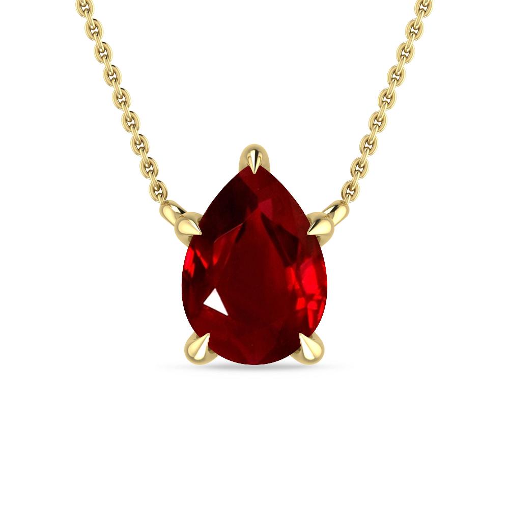 Yellow Gold - Ruby