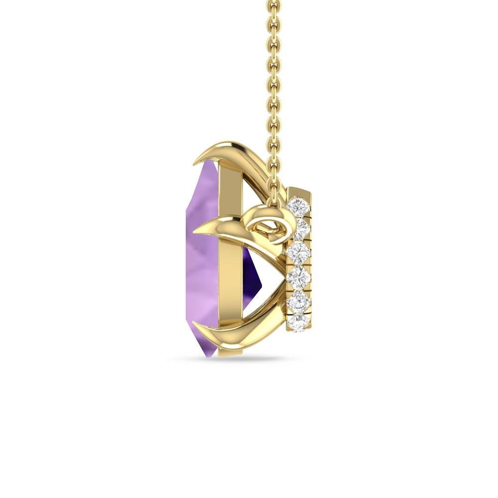 Yellow Gold - Amethyst