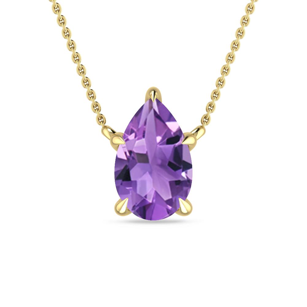 Yellow Gold - Amethyst