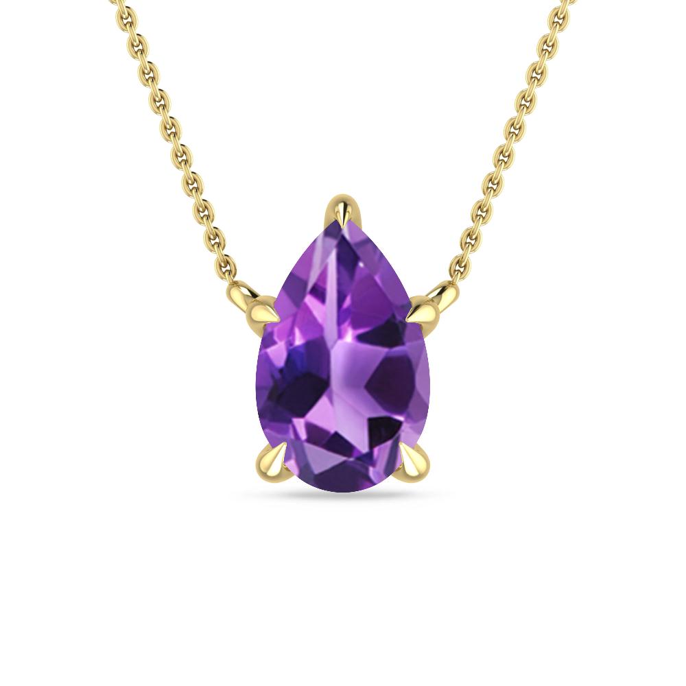 Yellow Gold - Amethyst