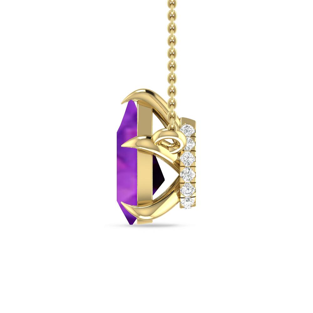 Yellow Gold - Amethyst