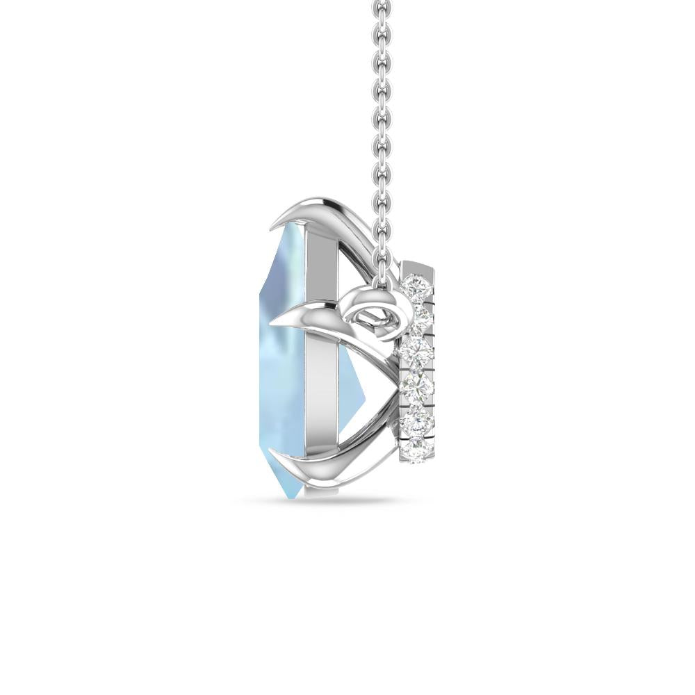 White Gold - Aquamarine