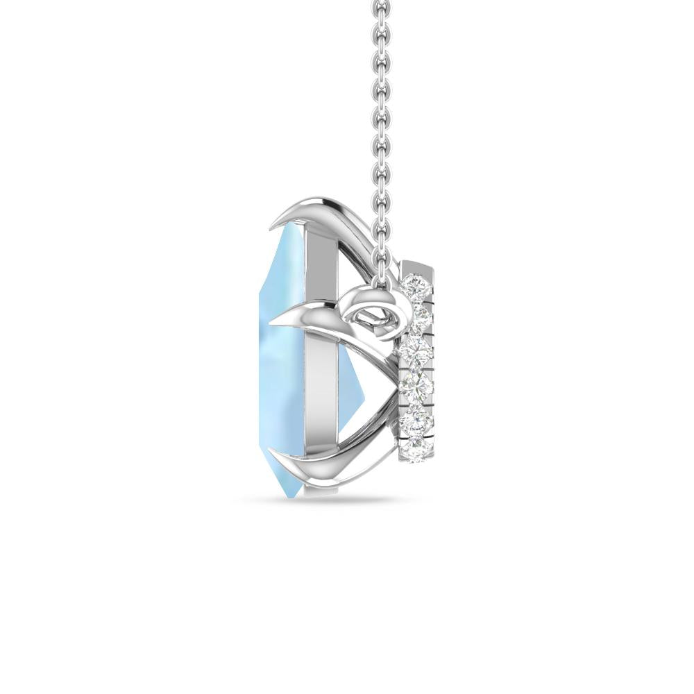 White Gold - Aquamarine