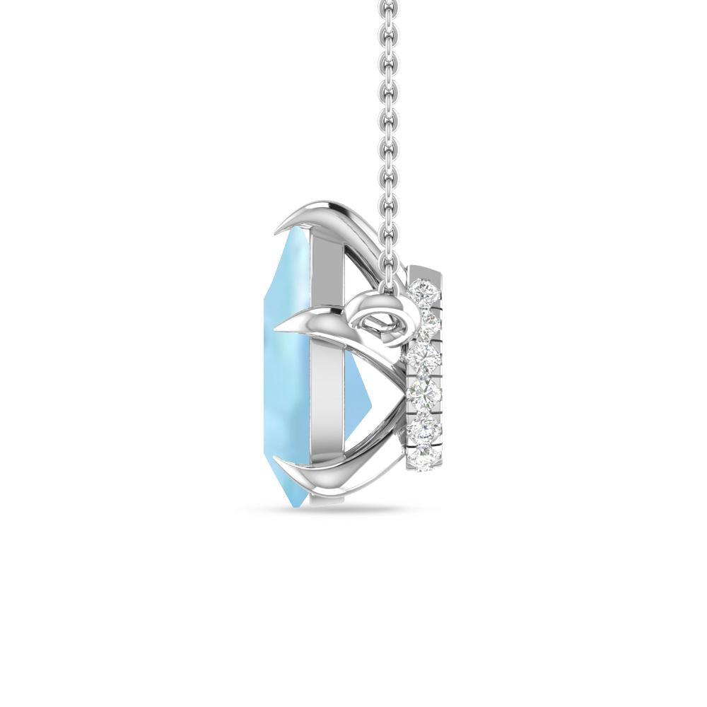 White Gold - Aquamarine