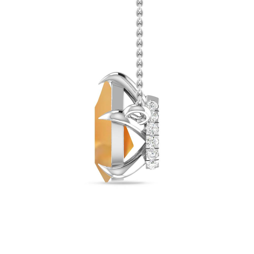 White Gold - Citrine