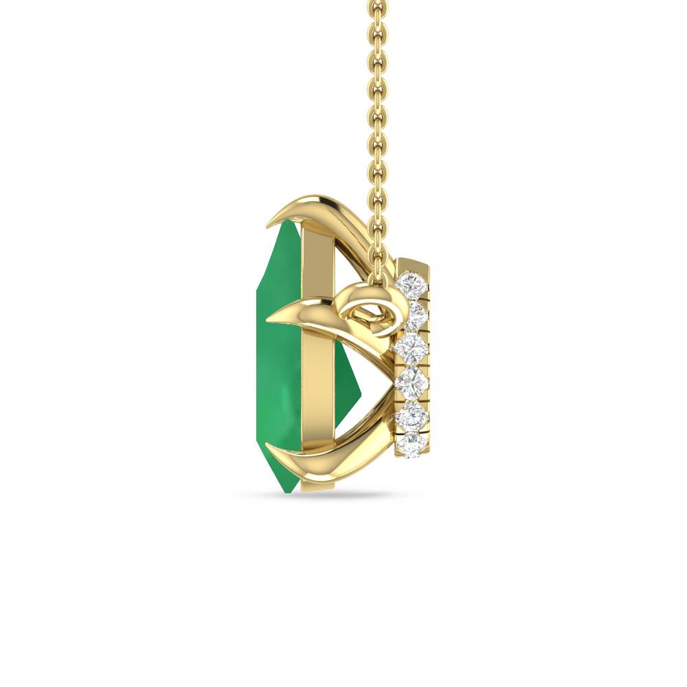 Yellow Gold - Emerald