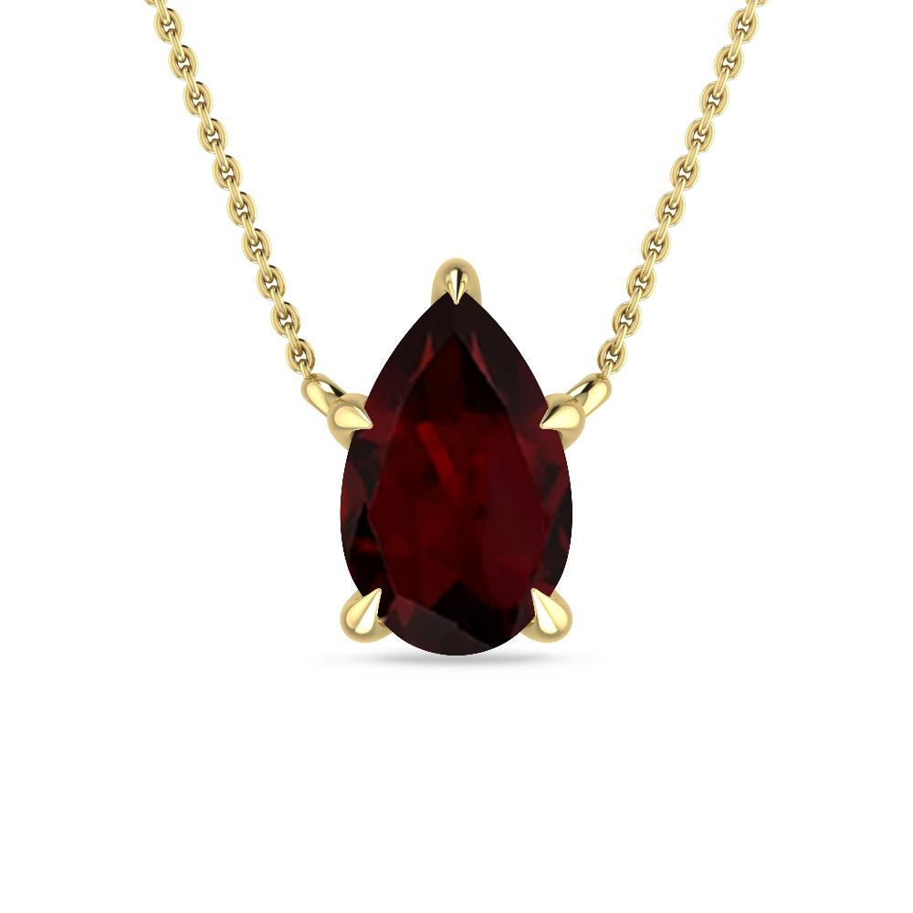 Yellow Gold - Garnet