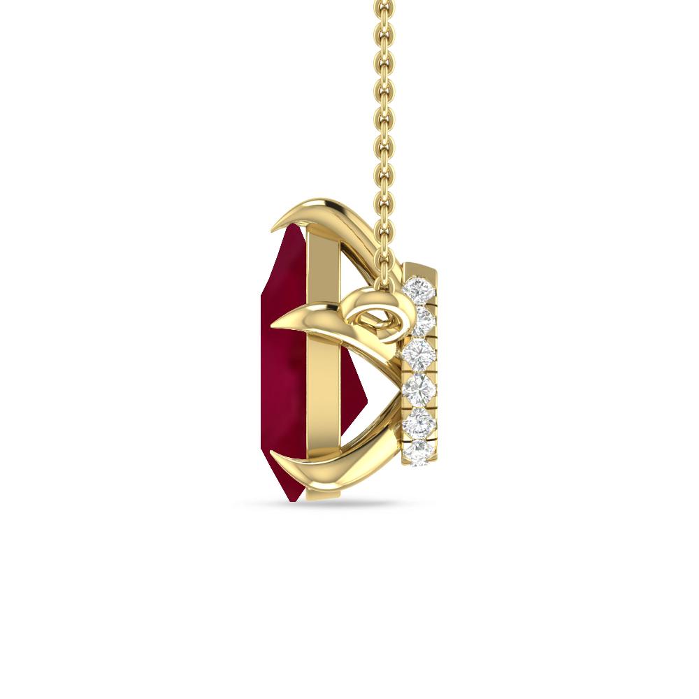 Yellow Gold - Garnet