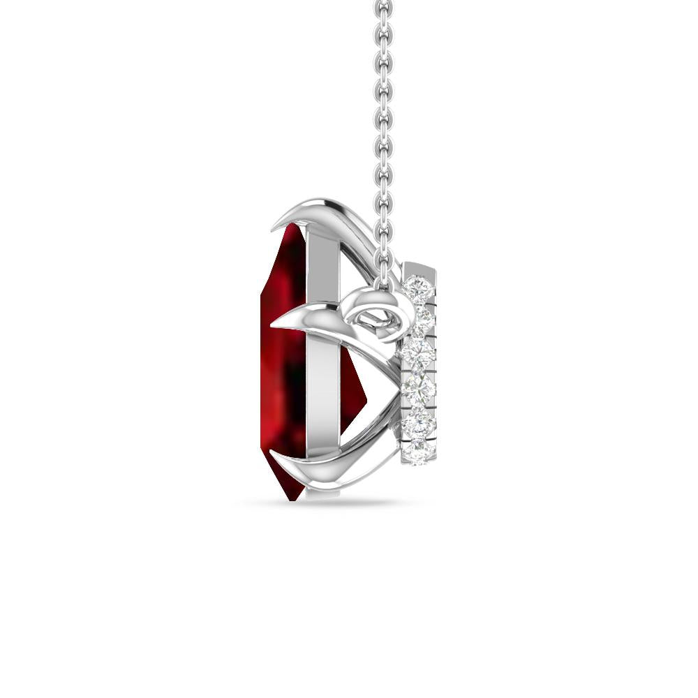 White Gold - Garnet