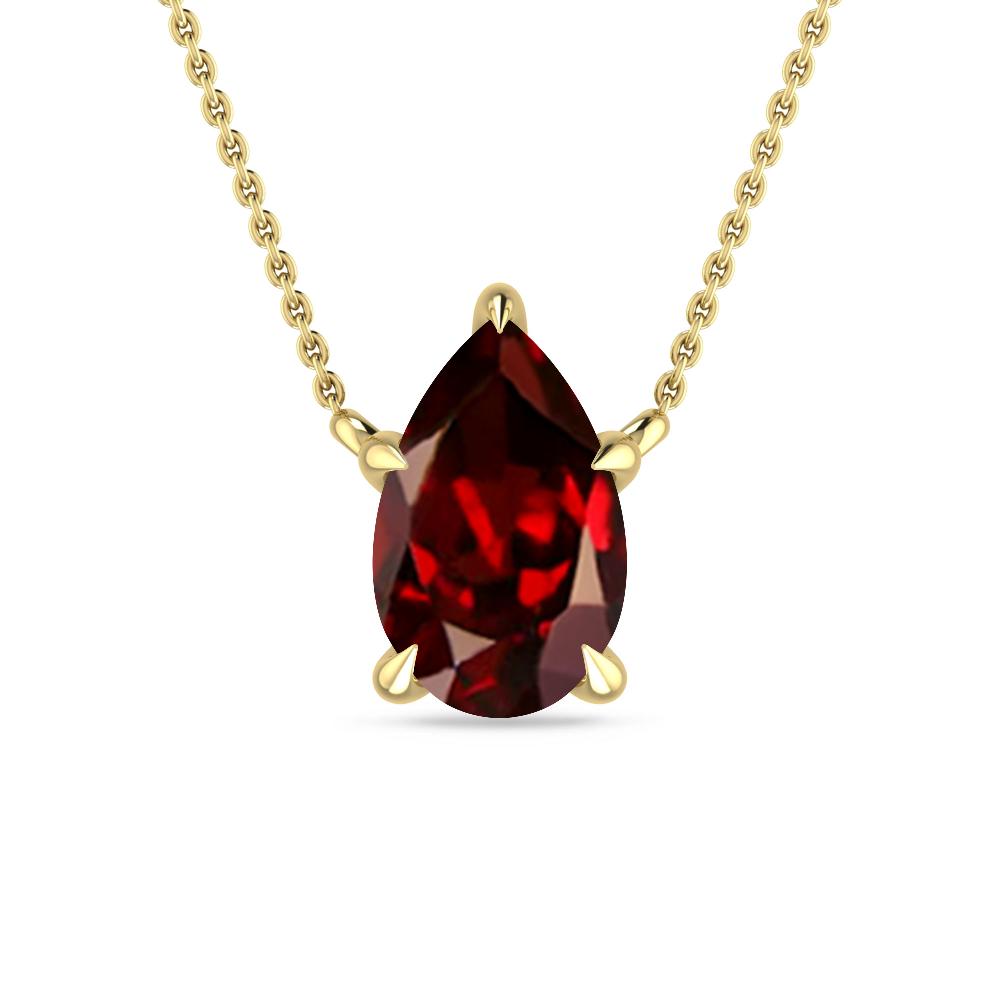 Yellow Gold - Garnet