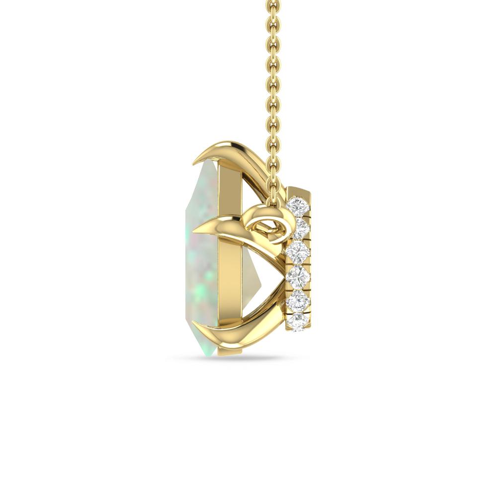 Yellow Gold - Opal