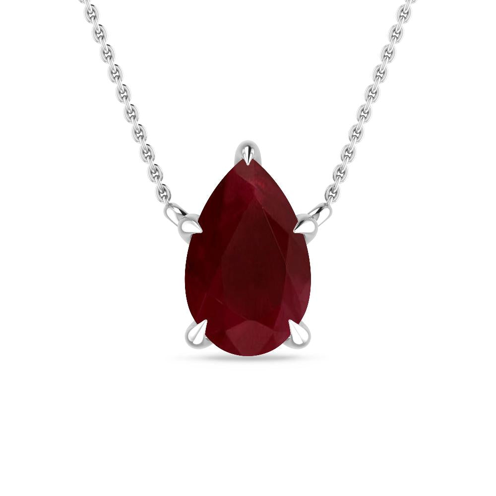 White Gold - Ruby