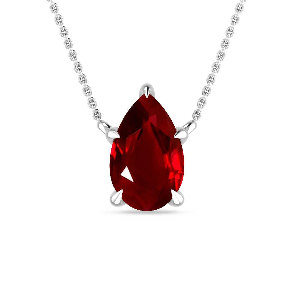 White Gold - Ruby