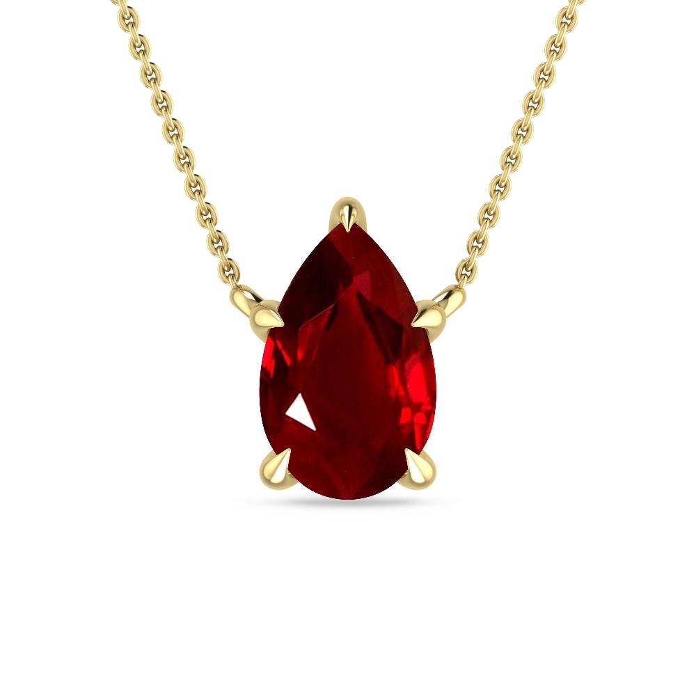 Yellow Gold - Ruby