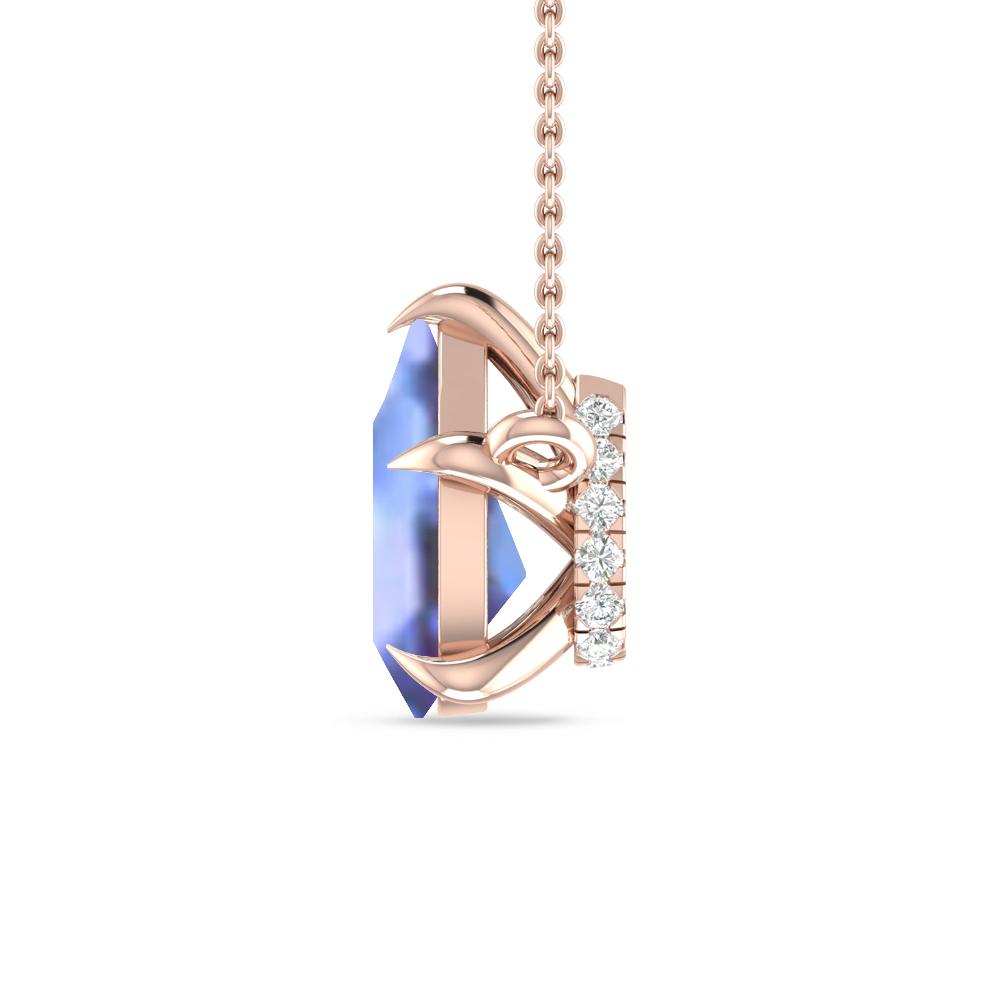 Rose Gold - Tanzanite