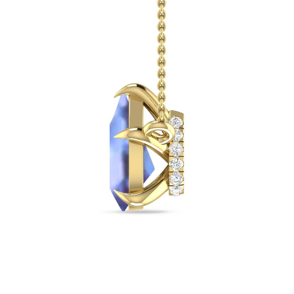 Yellow Gold - Tanzanite