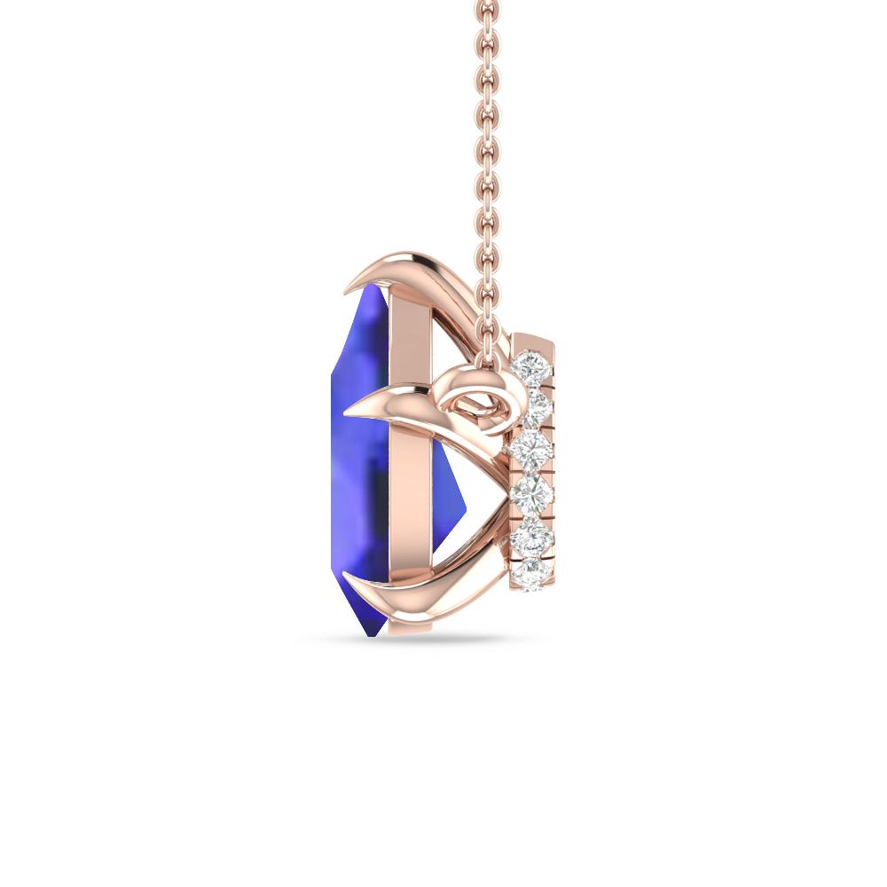 Rose Gold - Tanzanite