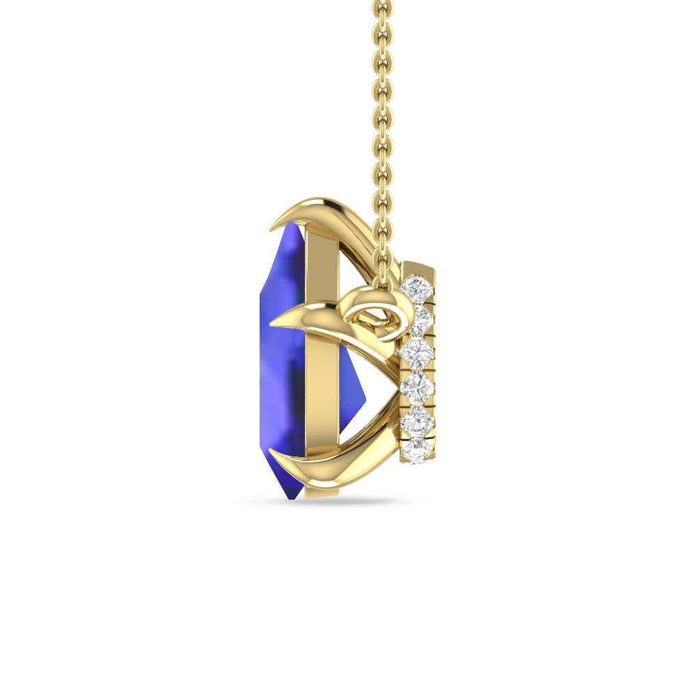 Yellow Gold - Tanzanite