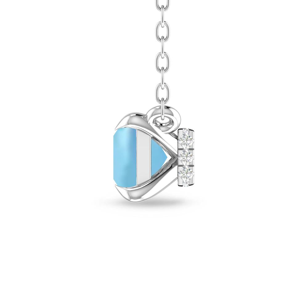 White Gold - Aquamarine