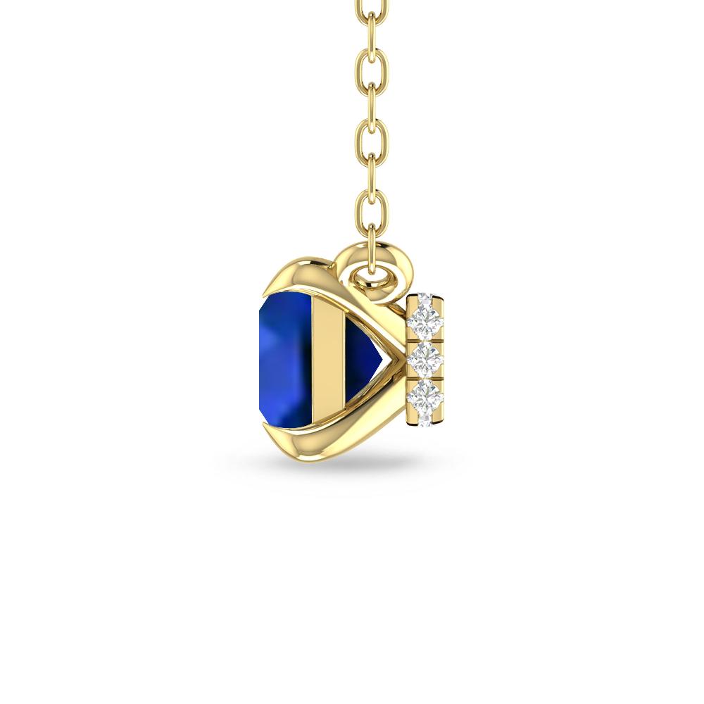 Yellow Gold - Sapphire