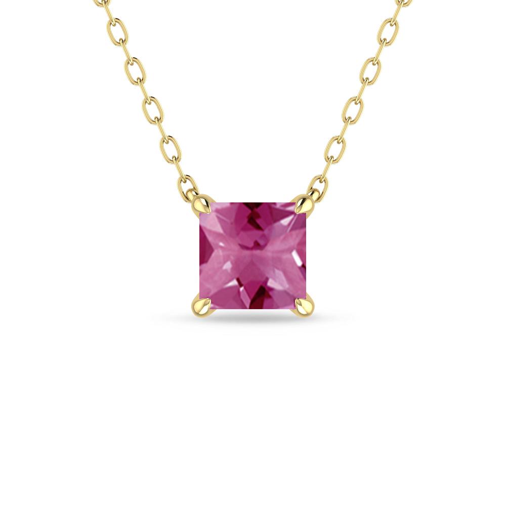 Yellow Gold - Pink Tourmaline