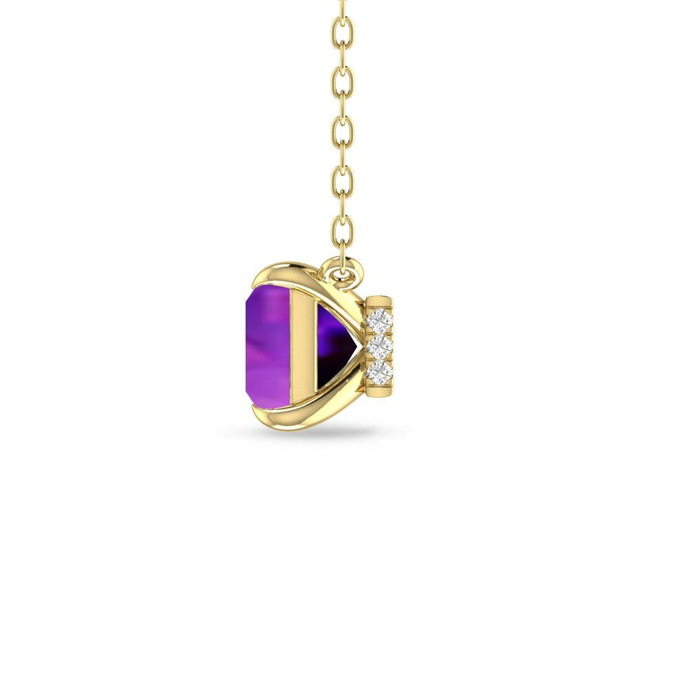 Yellow Gold - Amethyst