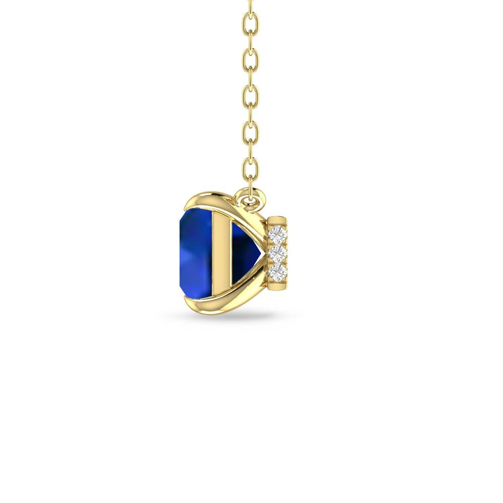 Yellow Gold - Sapphire