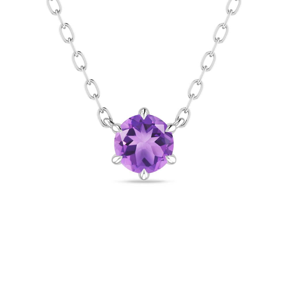 White Gold - Amethyst